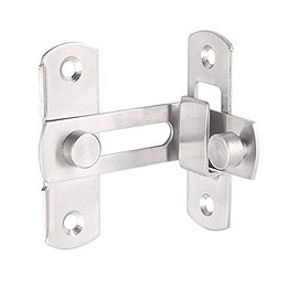 Right Angle Door Buckle Fastener, 90 Degree Right Angle, Room Sliding Door Key, Retrofit, Door Lock, Door Knob, Screen Door Stopper, Sliding Type, 1 Piece