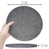 Felt Coasters, Round Table Coasters for Pots, Pans, Plates, Glasses,