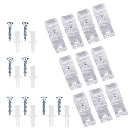 REBECASKYENS 10 Child Safety P-Clips Set, Blind Cord Safety Device,Roman Blind Clips Including 20 Screws And 20 Plastic Pillars