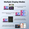 InnoView Laptop Screen Extender 15.6" Dual Monitors Stacked Folding Triple