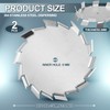 Silkfly 2 Pcs 304 Stainless Steel Dispersing Disc, Dia 150mm/5.9"