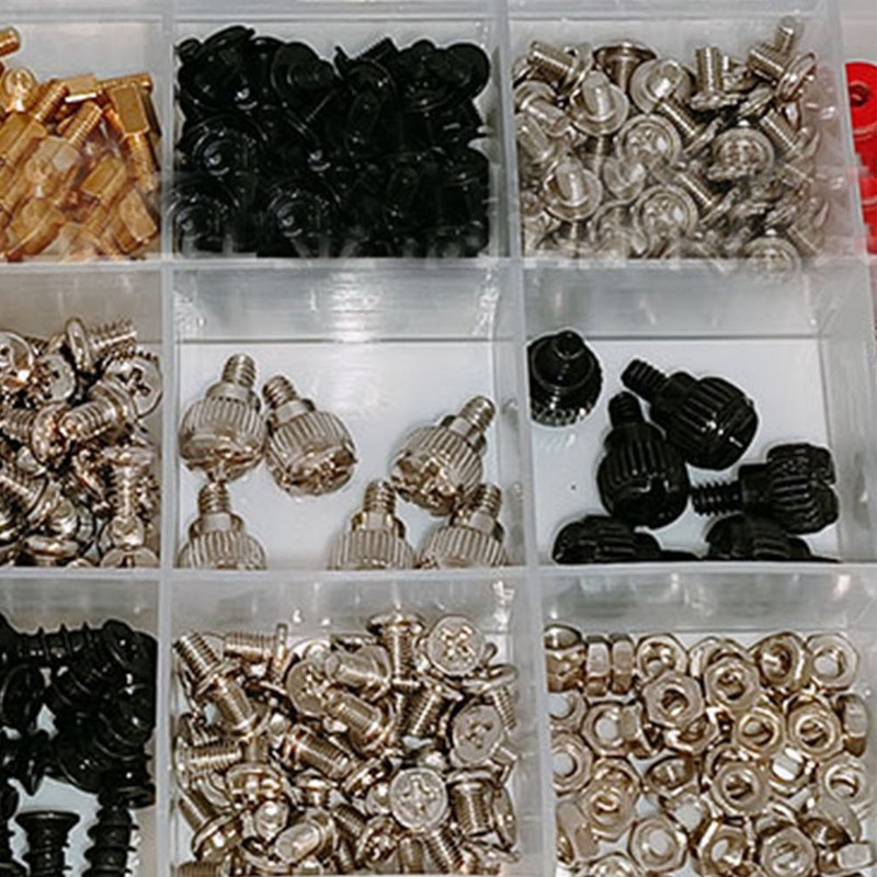 502PCS Computer Screw Assortment Set Carbon Steel Standoff Washer Kit