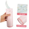 TOVINANNA 3pcs Portable Car Tissues Decorative Cylinder Tissue Box for