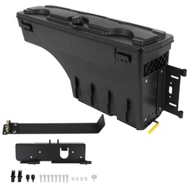 MNMSYH Right Passenger Side Black Plastic Tool Box Bed for Ford for F450 SuperDuty 1999-2016