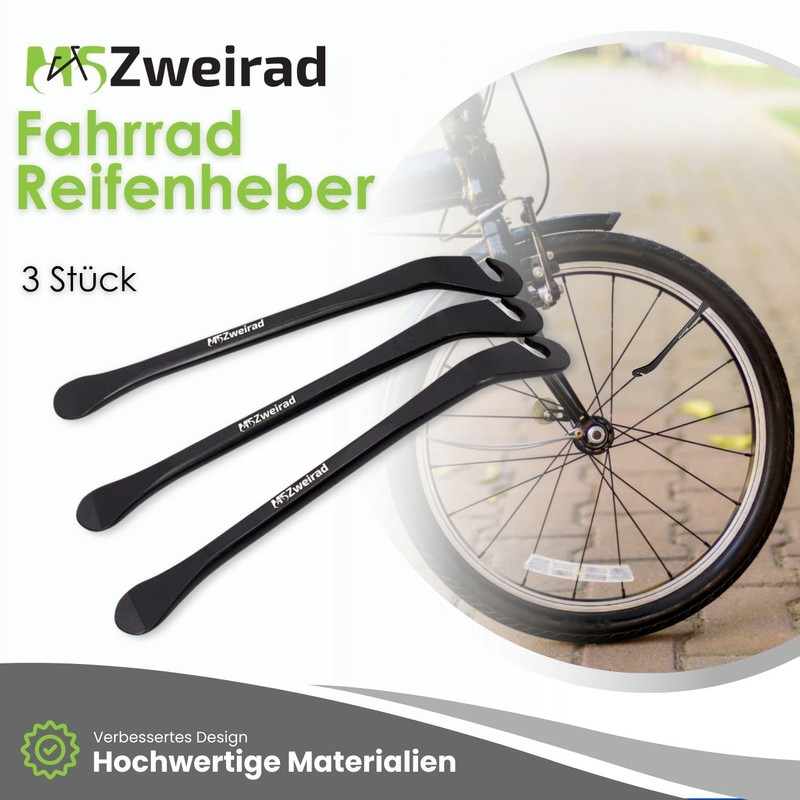 MSZweirad Bicycle Tyre Lever Metal Stable Mounting Lever Bicycle Tyre
