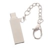 KOMBIUDA 1pc USB Reader Adapter Aluminum Alloy Data Converter Detachable