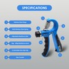 Endless EL1039 Adjustable Hand Grip Strengthener from 5 Kg to