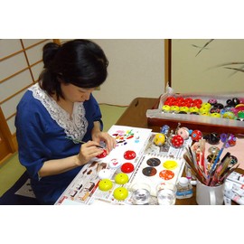 Crane Handpainted Bike Bell, Hana (Iris) Design, Suzu Bicycle Bell, Made in Japan for City Bikes, Cruisers, Road Bikes or MTB, Fits Handlebar diameters 22.2 to 26.0mm