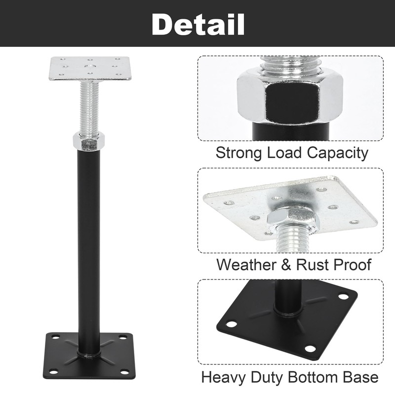 House Jacks for Leveling, 8 PCS Basement Jacks Adjustable, Floor