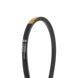 sourcing map 2 pieces B-1600 V-belt drive belt 1600 mm inner circumference rubber for power transmission