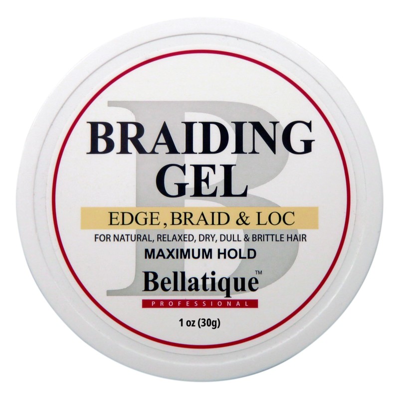 BELLATIQUE Professional Edge, Braid, & Loc Maximum Hold Edge Control
