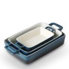 KOOV Bakeware Set, Ceramic Baking Dish, Rectangular Baking Pans Set,