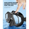 W WSTOO Swim Goggles with Nose Cover,Latest HD 3-Window Wide