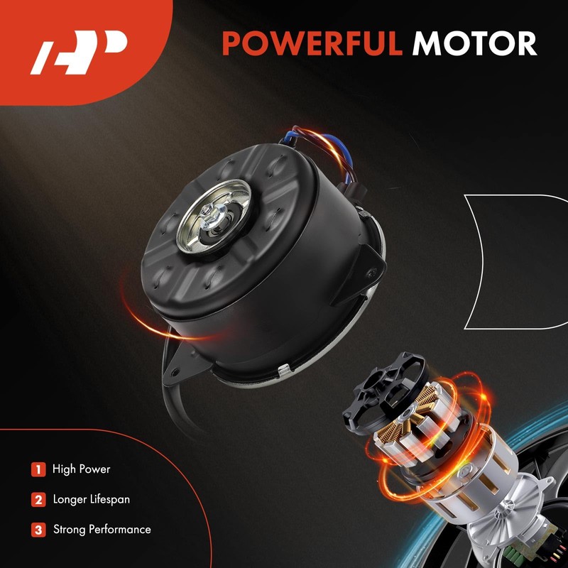 A-Premium Radiator Fan Motor Compatible with Toyota RAV4 2016-2018 &
