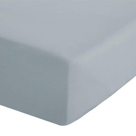 Catherine Lansfield Easy Iron Percale Combed Extra Deep King Fitted Sheet Duck Egg Blue