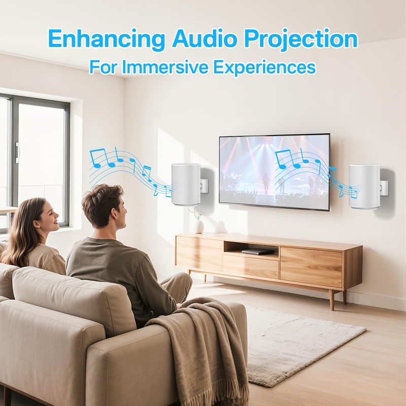 Pair of Speaker Wall Mount for Sonos Era 100 Ceiling