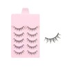 Derpilo False Eyelashes, 5 Pairs for Upper Eyelashes, Natural Volume,