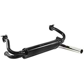 Single-Tip Gt Exhaust, for Type 1 VW Engines, Raw, Compatible with Dune Buggy