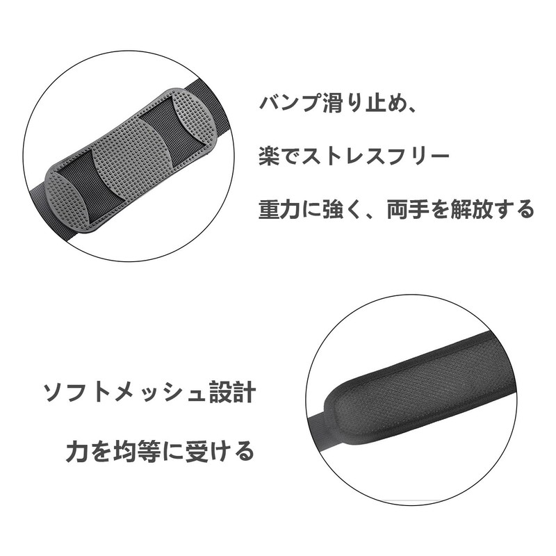 Shoulder Strap Adjustable Length with Shoulder Pad for Carrying, Convenient