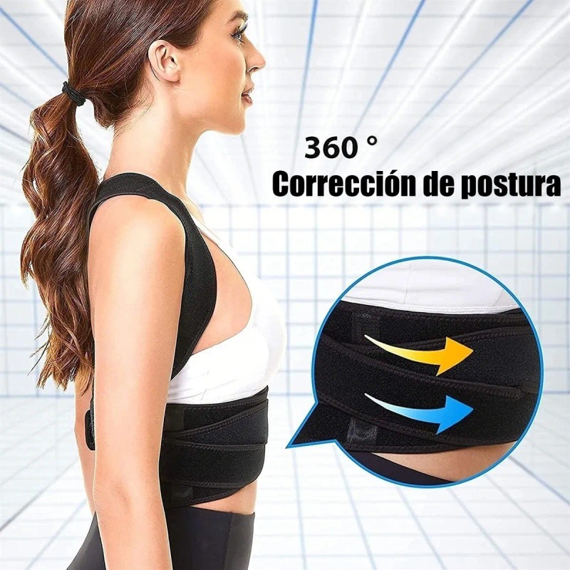 Corrector Postura Espalda Para Hombre Y Mujer Ajustable Faja,espalda Corrector,espalda