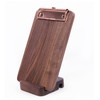 Mini Clipboard Set with Base - Hardwood Walnut Material, Portable