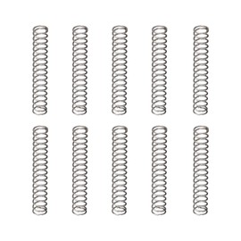 DTGN 0.5x5x30mm(DxODxL) Compression Spring - 50Pack - Good for Machinery - Spring Steel Extension Spring - Gray
