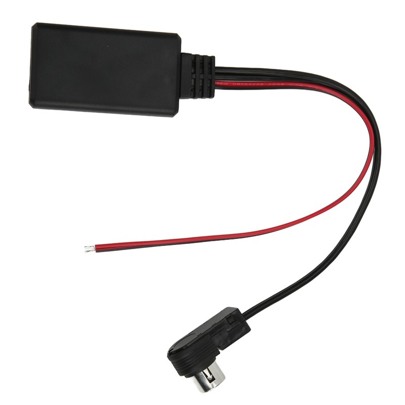 Car Bluetooth5.0 AUX IN Module Wireless ABS Black Heatproof Antiaging