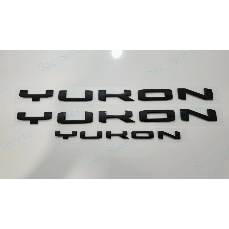 GMC 3PCS GMC 2021-2023 Yukon Yukon XL Doors Rear Gloss