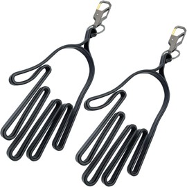 【TIKAKU】 【Preventing Deformation/Wrinkle Control】 Golf Glove Hanger Hand Mold Holder Golf Glove Drying Black 2-Piece Set