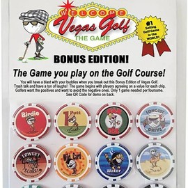 Vegas Golf The Game - Bonus Edition- 12pc Set - The Game You Play On The Course!
