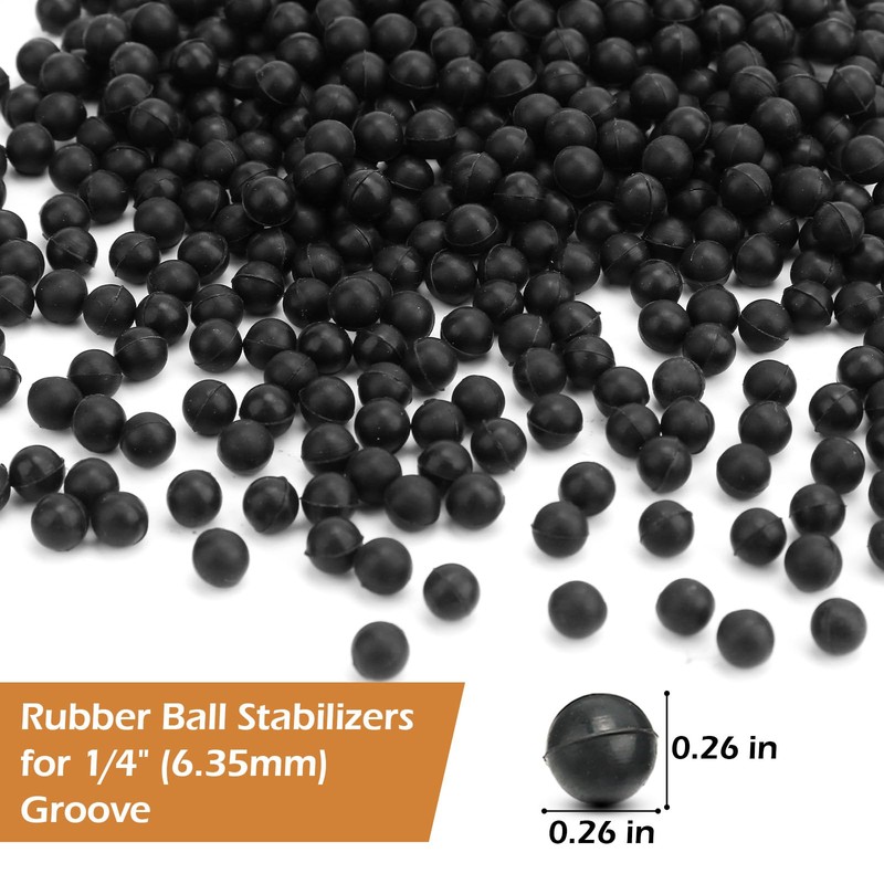 1000 Pcs Raised Panel Cabinet Door Spacers Rubber Ball Spacers