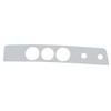 United Pacific 21813 Dashboard Trim, A/C Dash Panel Trim, Stainless,