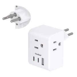 Switzerland Power Travel Plug Adapter, Type J Power Adapter with 2 Outlets 3 USB Ports(2 USB C) for US to Swiss Switzerland Liechtenstein Rwanda