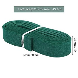 Piano Felt, Piano Temperament Strip Piano Tuning Tool Piano Check Tool Musical Instrument Accessories 1265 * 25 * 5mm Dark Green Performance Accessory Musical Instrument Accessories