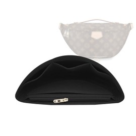 Purse Organizer for Waistpack Inner Lining Sleeve Bag Storage Bag Insert Y067-black