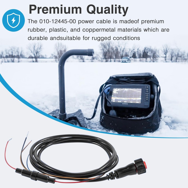 Jsvecip 010-12445-00 Power/Data Cable Threaded 4-pin 6 Feet Fits for