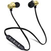 Wireless Bluetooth 5.2 Headphones, In-Ear Magnetic With Soft Rubber Headset