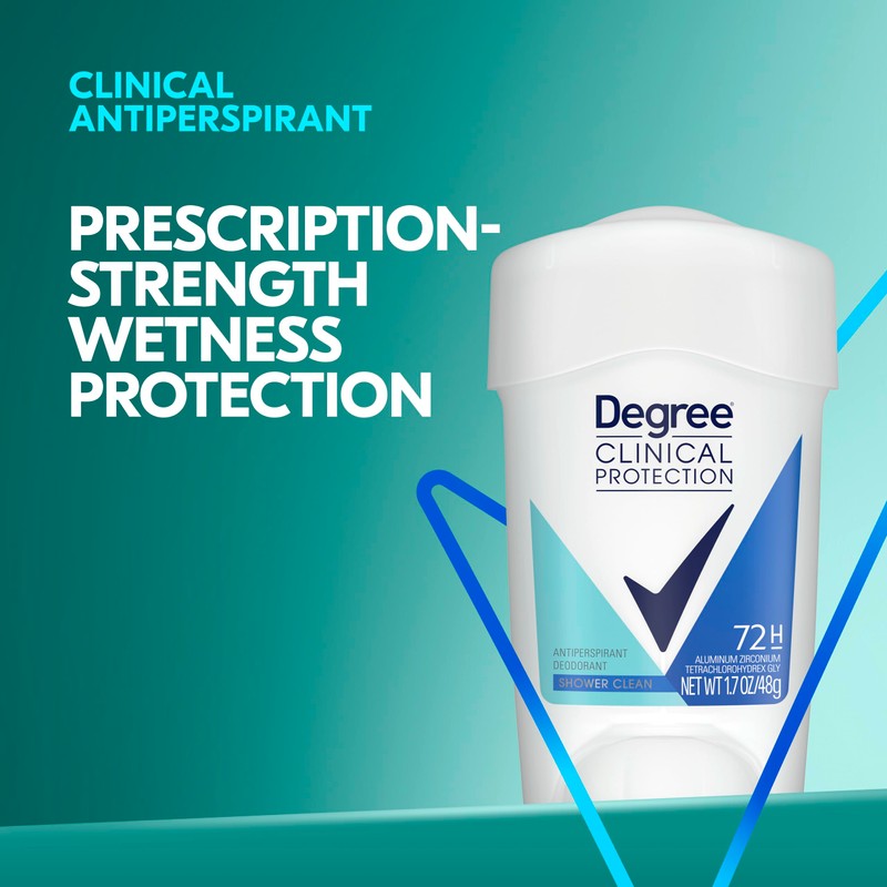 Degree Clinical Protection Antiperspirant Deodorant for Women 3 Pack 72-Hour