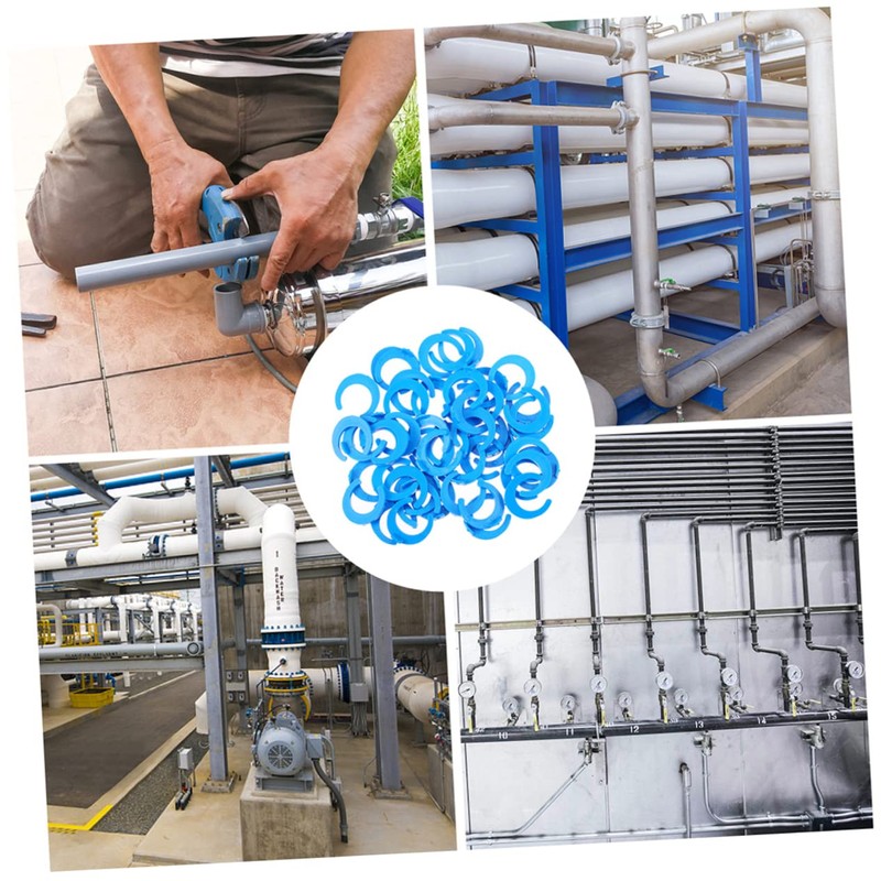 IWOWHERO 50pcs Reverse Osmosis Water Filter Parts Clips Buckle for