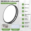 18inch LED Flush Mount Ceiling Light, 50W 5600lm Bright Dimmable