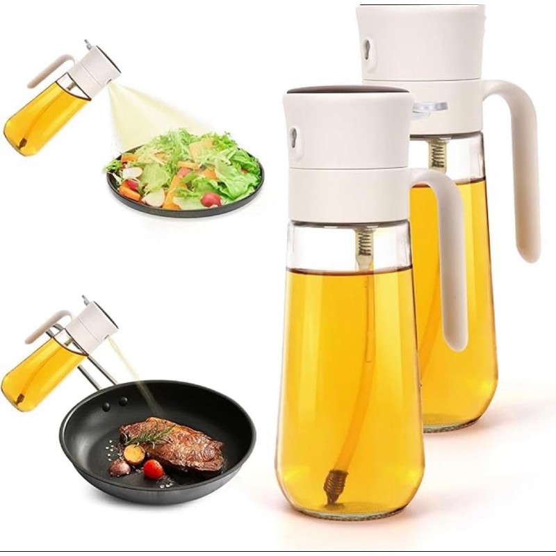 Esodee Kitchen Appliances 2-in-1 Oil Sprayer/Dispensers Bottle (250ML)