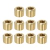 PATIKIL 1/4 inch Male NPT Pipe Plug Internal Hex Thread