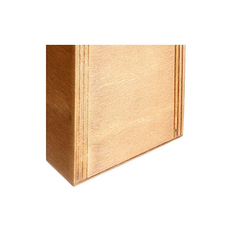 Chalkboards UK Table Top Cutlery Holder, Wood, Dark Oak, 8