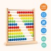 Wondertoys Wooden Abacus Maths Games with 100 Beads for Kids
