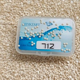 YEYKZART 712 - Diamantes de repuesto para pintura de diamantes, abalorio, piedras redondas, para arte de diamantes, color perdido, 3500 unidades