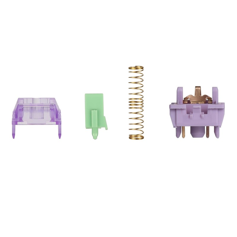 DUROCK Lupine Linear Switches 62g 2-Stage Long Spring 5 Pins