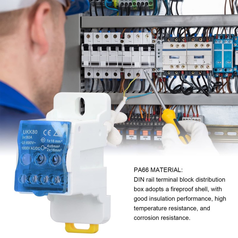 Distribution Box, UKK-80A 690V Universal Electrical Junction Box, Junction Box,