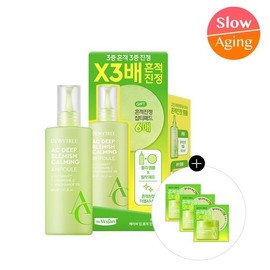 [Trace/Blemish Ampoule] Dewytree AC Deep Trace Soothing Ampoule (60ml + 6 Pads) / 듀이트리 AC딥 흔적 진정 앰플 기획(60ml+패드6매)