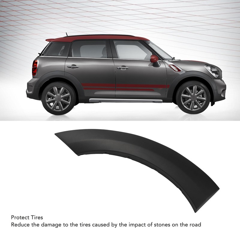 Rear Wheel Arch Trim Stylish Improve Stability Wheel Eyebrow Molding