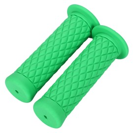 nakira Motorcycle Grip Moped Handle 0.9 inch (22.2 mm) Non-Piercing Rubber C-Type (Green)